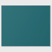 Liebhaber der Farbe Teal One Geschenkpapier (Flach)