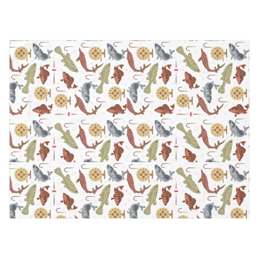 Liebhaber der Fischerei Tischdecke (Vorderseite (Horizontal))