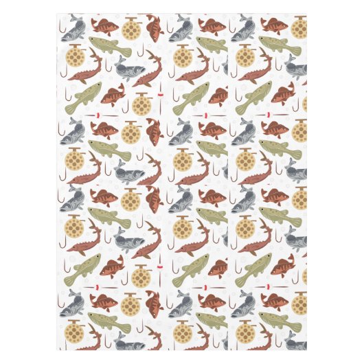 Liebhaber der Fischerei Tischdecke (Vorderseite)