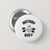 Liebhaber der Geschichte Lustig George Washington  Button (Vorne & Hinten)