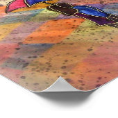 Liebhaber der italienischen Aquarell-Poster-Printw Poster (Ecke)