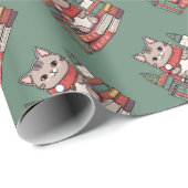 Liebhaber der Katze Geschenkpapier (Rolleneckpunkt)