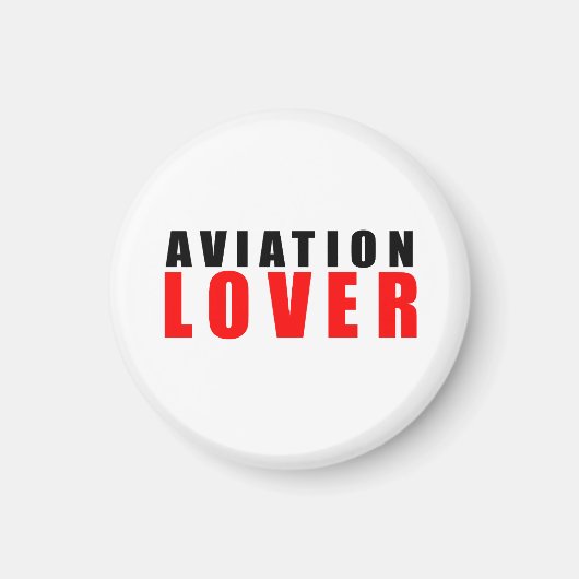 Liebhaber der Luftfahrt Magnet (Vorne)
