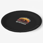 Liebhaber der Ruhe - der Erntedank Le Funny Pappteller (Schrägansicht)