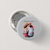 Liebhaber der Soft Holiday Card Button (Vorne & Hinten)