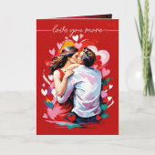 Liebhaber der Soft Holiday Card Feiertagskarte (Vorderseite)