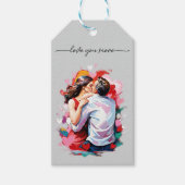 Liebhaber der Soft Holiday Card Geschenkanhänger (Vorderseite)