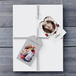 Liebhaber der Soft Holiday Card Geschenkanhänger