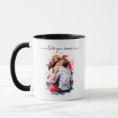 Liebhaber der Soft Holiday Card Tasse (Links)