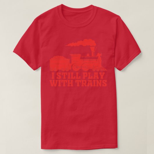 Liebhaber der sonnigen Bahn Ich spiele noch immer  T-Shirt (Design vorne)
