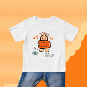 Liebhaber der sonnigen Körpermusik Baby T-shirt