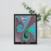 Liebhaber der Tarot-Karte Postkarte (Stehend Vorderseite)