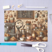 Liebhaber des coolen Kaffeehauses Seidenpapier (Handwerk)