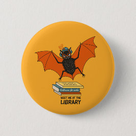 Liebhaber des Fledermaus-Buches Button