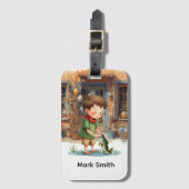 Liebhaber des Gepäcks Gepäckanhänger (Vorderseite Vertikal)