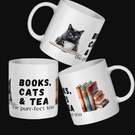 Liebhaber des Geschenkbuchs buchen, Katzenbesitzer Kaffeetasse