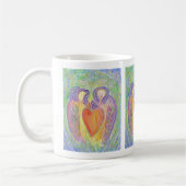 Liebhaber des Herzens Angel Art Tasse oder Cup (Links)