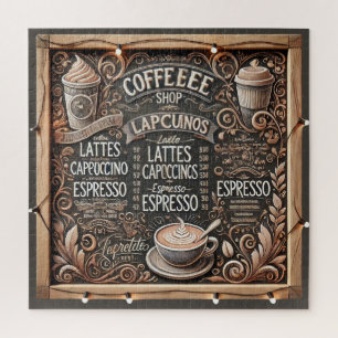 Liebhaber des Kaffeehauses Puzzle