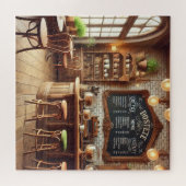 Liebhaber des Kaffeehauses Puzzle (Horizontal)