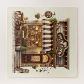 Liebhaber des Kaffeehauses Puzzle (Horizontal)