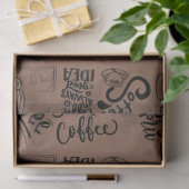 Liebhaber des Kaffees Seidenpapier (Geschenk)