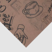 Liebhaber des Kaffees Seidenpapier (Detail)