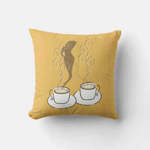 Liebhaber des Kaffeetampfes Kissen
