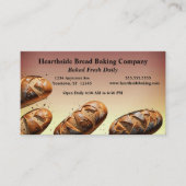 Liebhaber des künstlerischen Brotbackwarenladens Visitenkarte (Vorderseite)