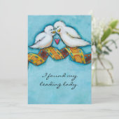 Liebhaber des Vogelfilms Einladung (Stehend Vorderseite)