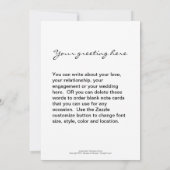 Liebhaber des Vogelfilms Einladung (Rückseite)