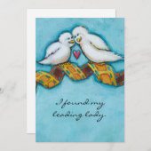 Liebhaber des Vogelfilms Einladung (Vorne/Hinten)