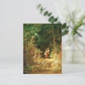 Liebhaber des Waldes - Spitzweg Postcard Postkarte (Stehend Vorderseite)