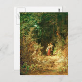 Liebhaber des Waldes - Spitzweg Postcard Postkarte (Vorne/Hinten)