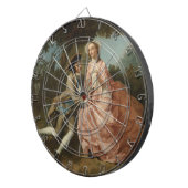 Liebhaber einer Landschaft (Romantisches Paar) Dartscheibe (Vorderseite rechts)