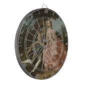 Liebhaber einer Landschaft (Romantisches Paar) Dartscheibe (Vorderseite Links)