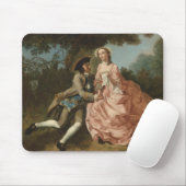 Liebhaber einer Landschaft (Romantisches Paar) Mousepad (Mit Mouse)