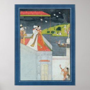 Liebhaber einer Terrasse, c.1780-1800 Poster