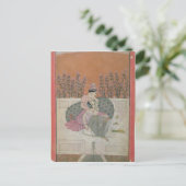 Liebhaber einer Terrasse, Pahari Postkarte (Stehend Vorderseite)