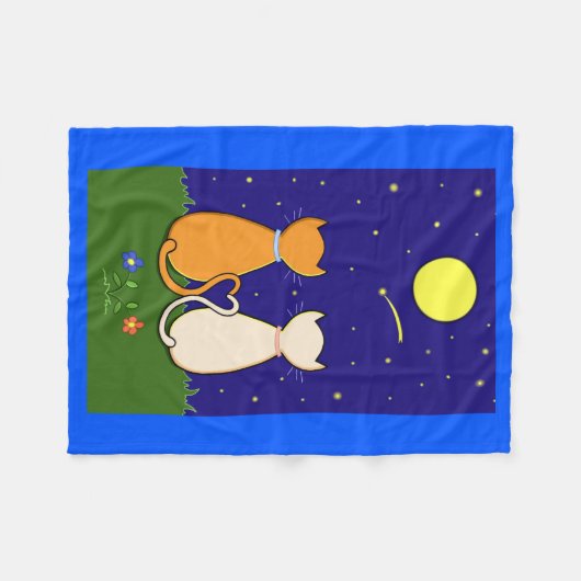 Liebhaber Fleecedecke (Vorderseite (Horizontal))