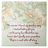 Liebhaber Fliese (Vorderseite)