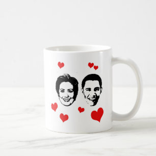 Liebhaber für Hillary und Obama.png Kaffeetasse