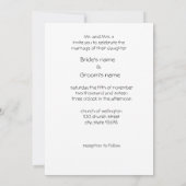 Liebhaber Hochzeitskarten Einladung (Rückseite)