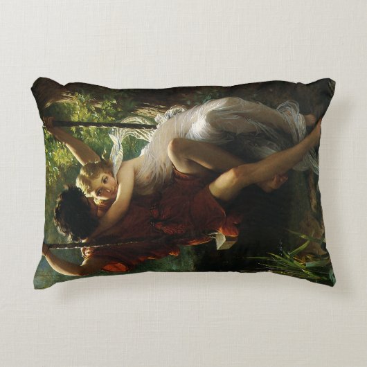 Liebhaber im Swing. Frühjahr von Pierre Auguste Co Dekokissen (Vorderseite)