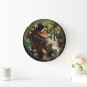 Liebhaber im Swing. Frühjahr von Pierre Auguste Co Große Wanduhr (Zuhause)