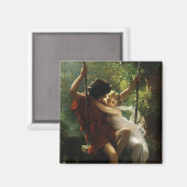 Liebhaber im Swing. Frühjahr von Pierre Auguste Co Magnet (Vorderseite/Rückseite)