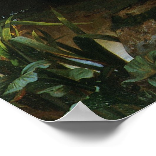 Liebhaber im Swing. Frühjahr von Pierre Auguste Co Poster (Ecke)