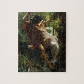 Liebhaber im Swing. Frühjahr von Pierre Auguste Co Puzzle (Vertikal)