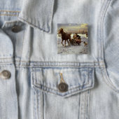 Liebhaber in einem Pferdeschlitten Button (Beispiel)