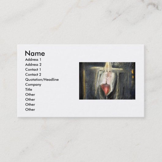 Liebhaber Kiss2 Visitenkarte (Vorderseite)