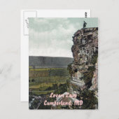 Liebhaber Leap Vintag Postcard Postkarte (Vorne/Hinten)